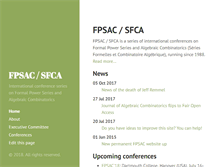 Tablet Screenshot of fpsac.org